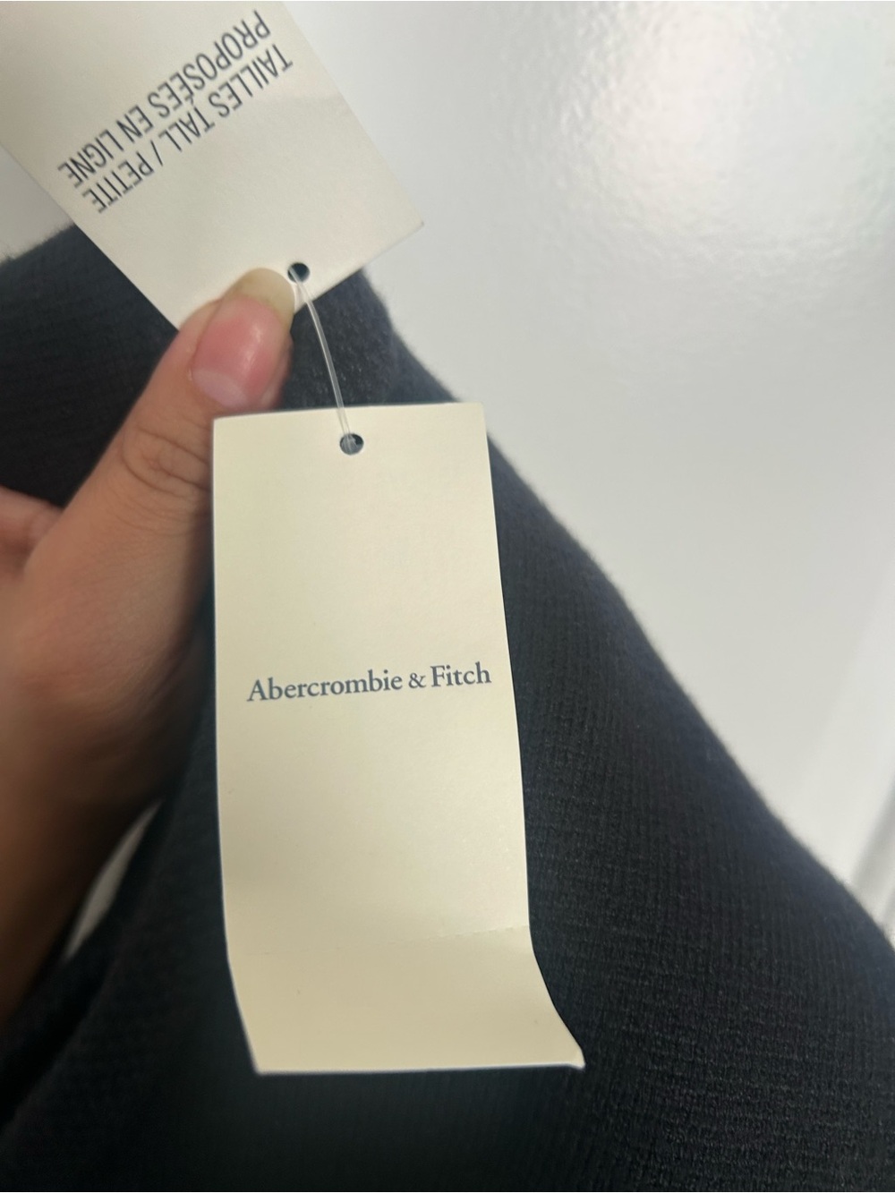 Abercrombie & Fitch Button Through Mini Dress Size S NWT preppy chic 90s minimal - Picture 10 of 16